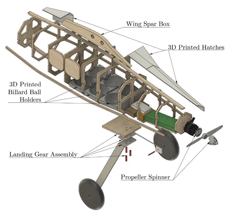 Fuselage Exploded CAD