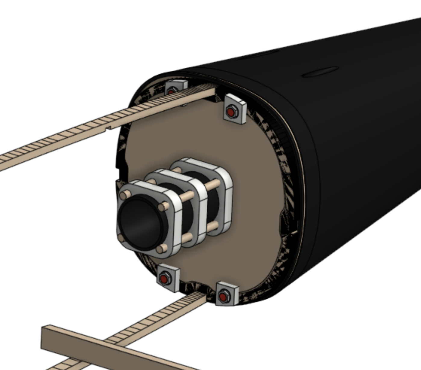 Internal Carbon Tube Structure