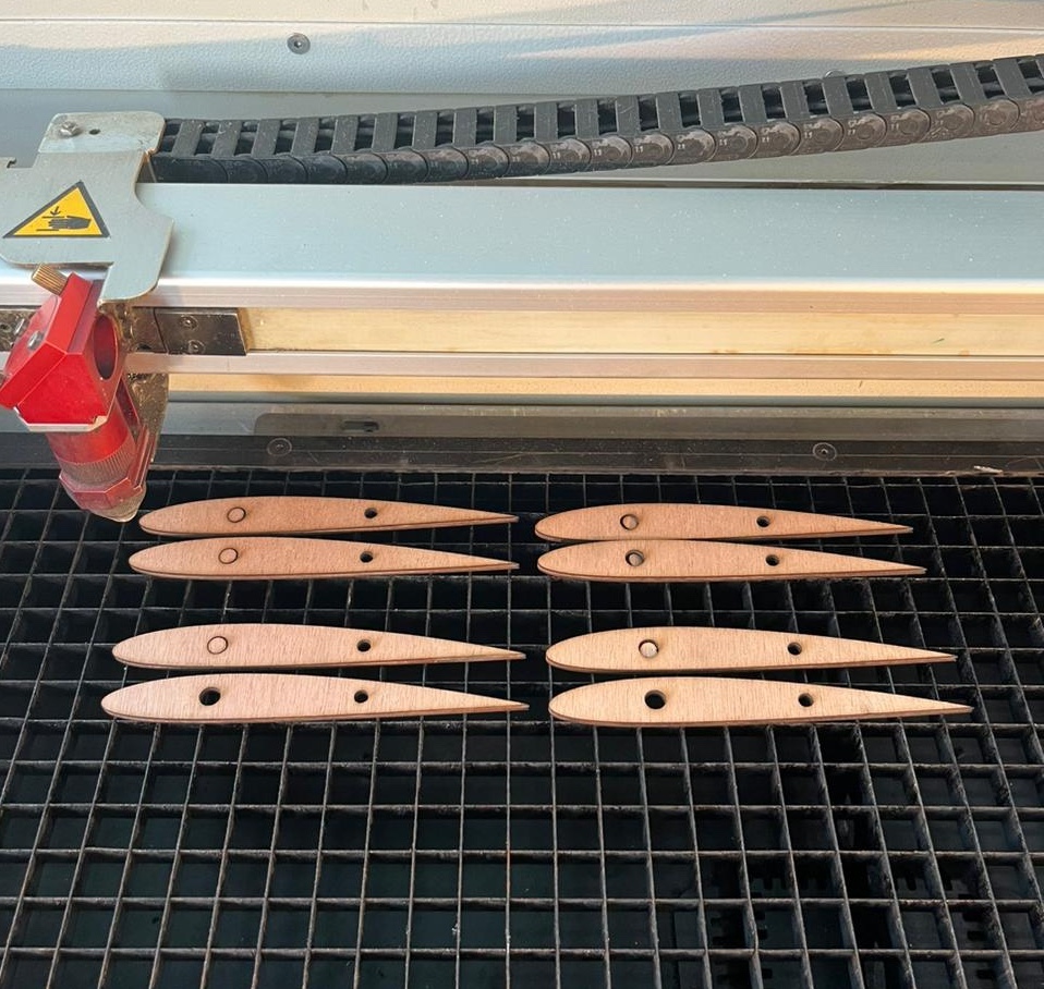 Laser Cut Airfoil Ribs