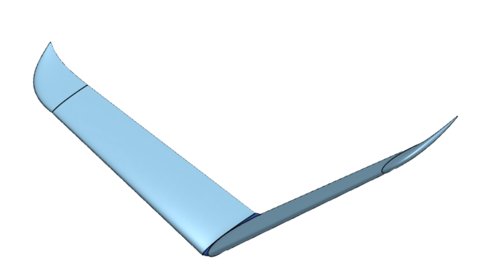 V-Tail Aerodynamic Geometry